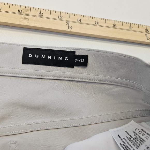 Dunning Player Fit 34 x 32 Stretch Performance Nylon Golf Pants Arctic NWT $148 - Picture 7 of 9